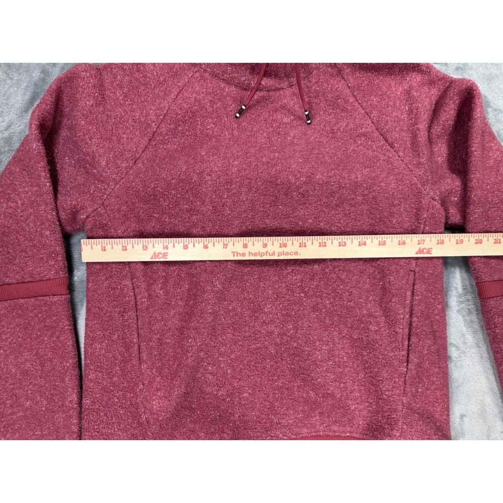 Nike Womens Funnel Neck Fleece Pullover Sweatshirt Rose Pink XS RN56323 - Picture 3 of 9